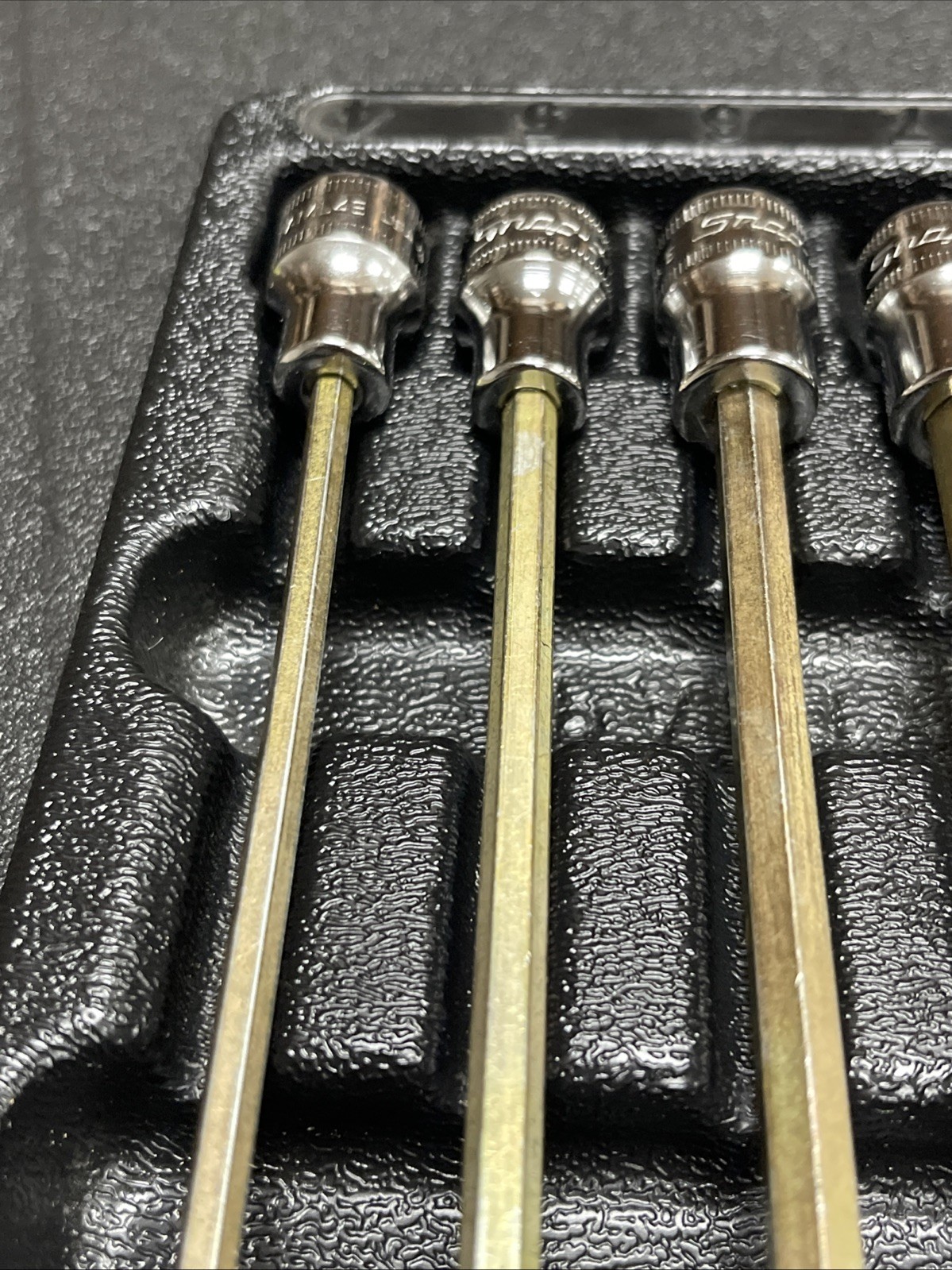 Snap-On Tools USA 6pc 3/8″ Drive METRIC Long Hex Bit Socket Set 206EFAML