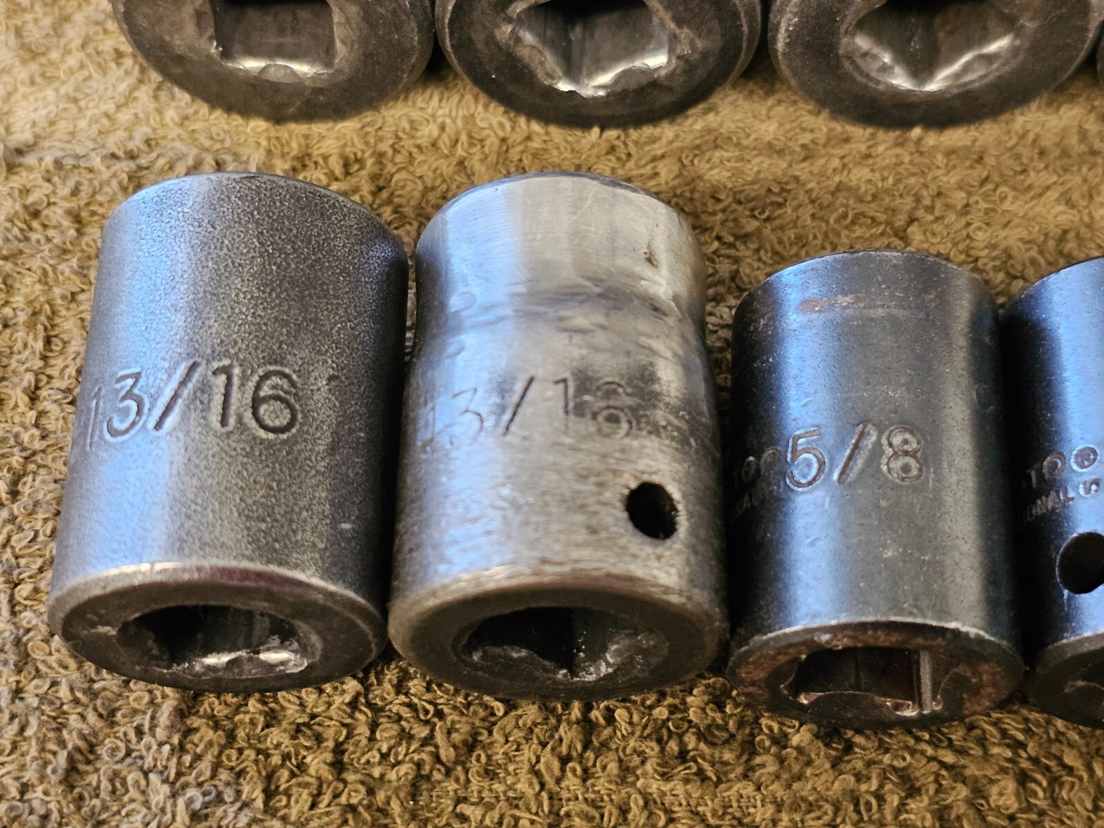 14 Proto Professional Impact Socket Set 1/2″ Drive 1-1/8″ 1 5/8 7436H SAE USA