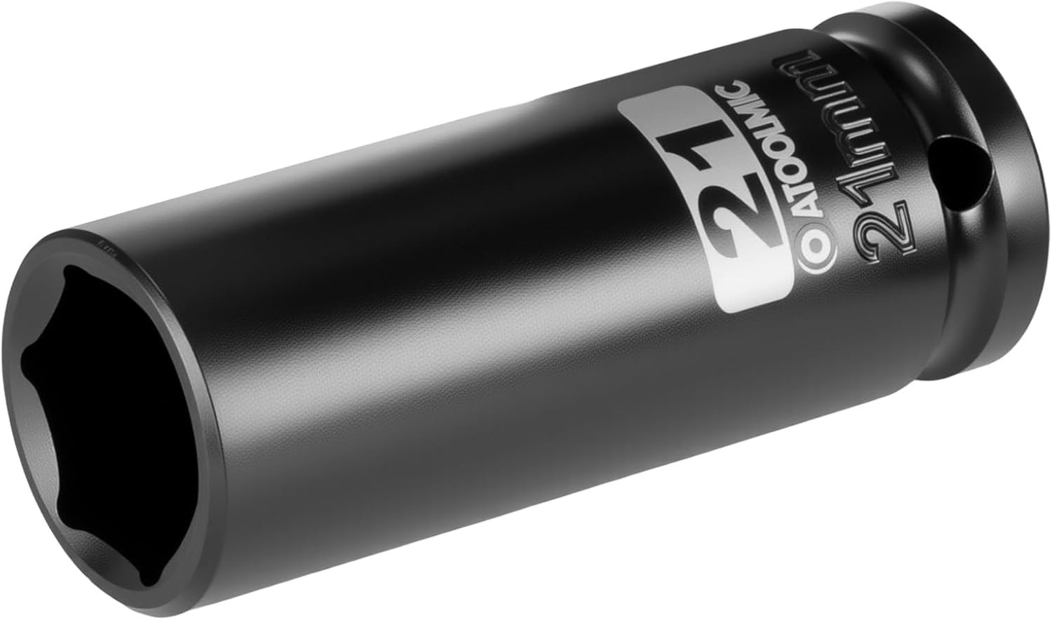 21mm Deep Impact Socket – 1/2 Inch Drive, Chrome Moly Steel for Professionals