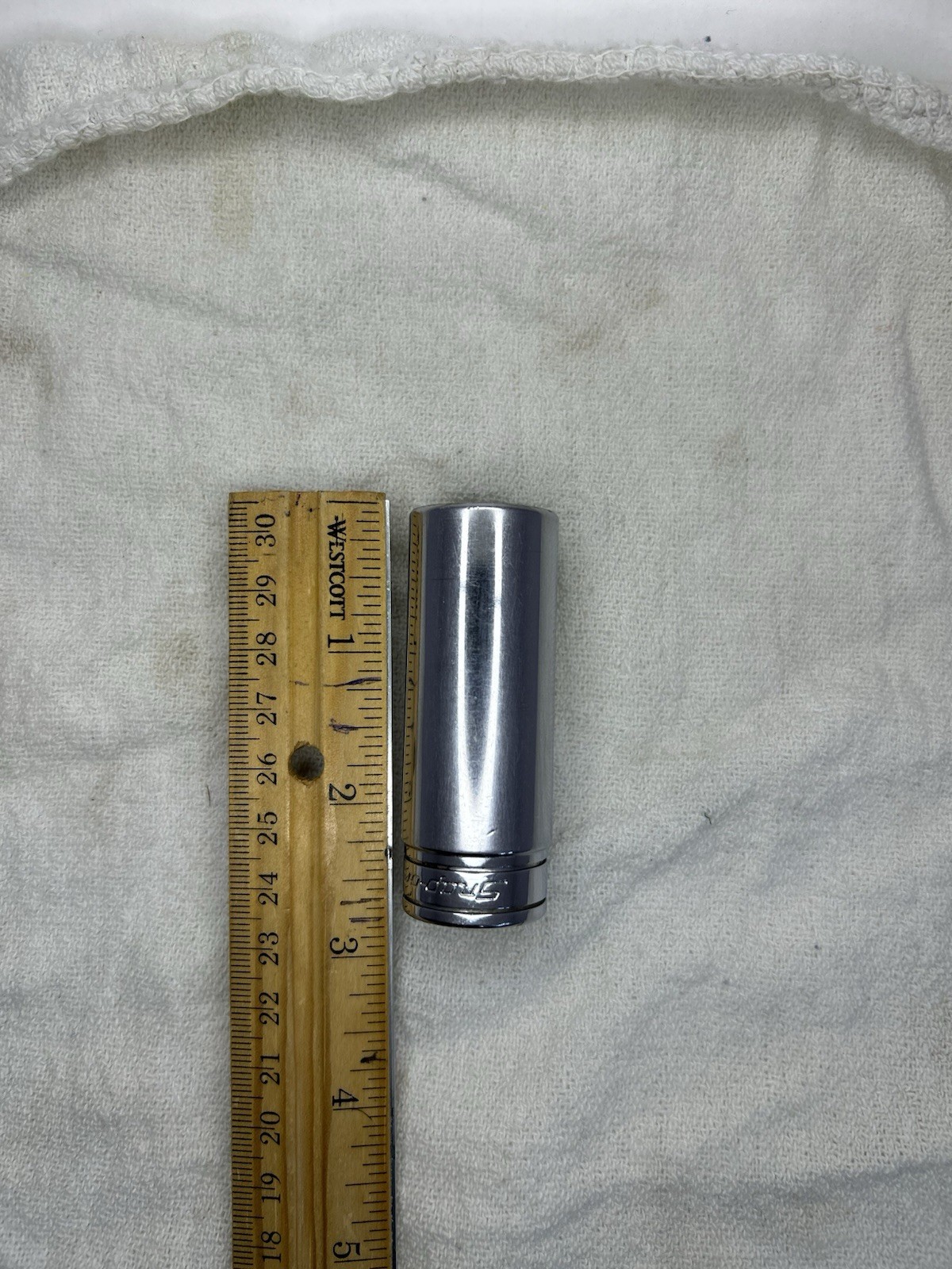 Snap On Tool 3/8 Drive Socket 3/4 Sae 6- Point Deep Chrome Sfs241 USA