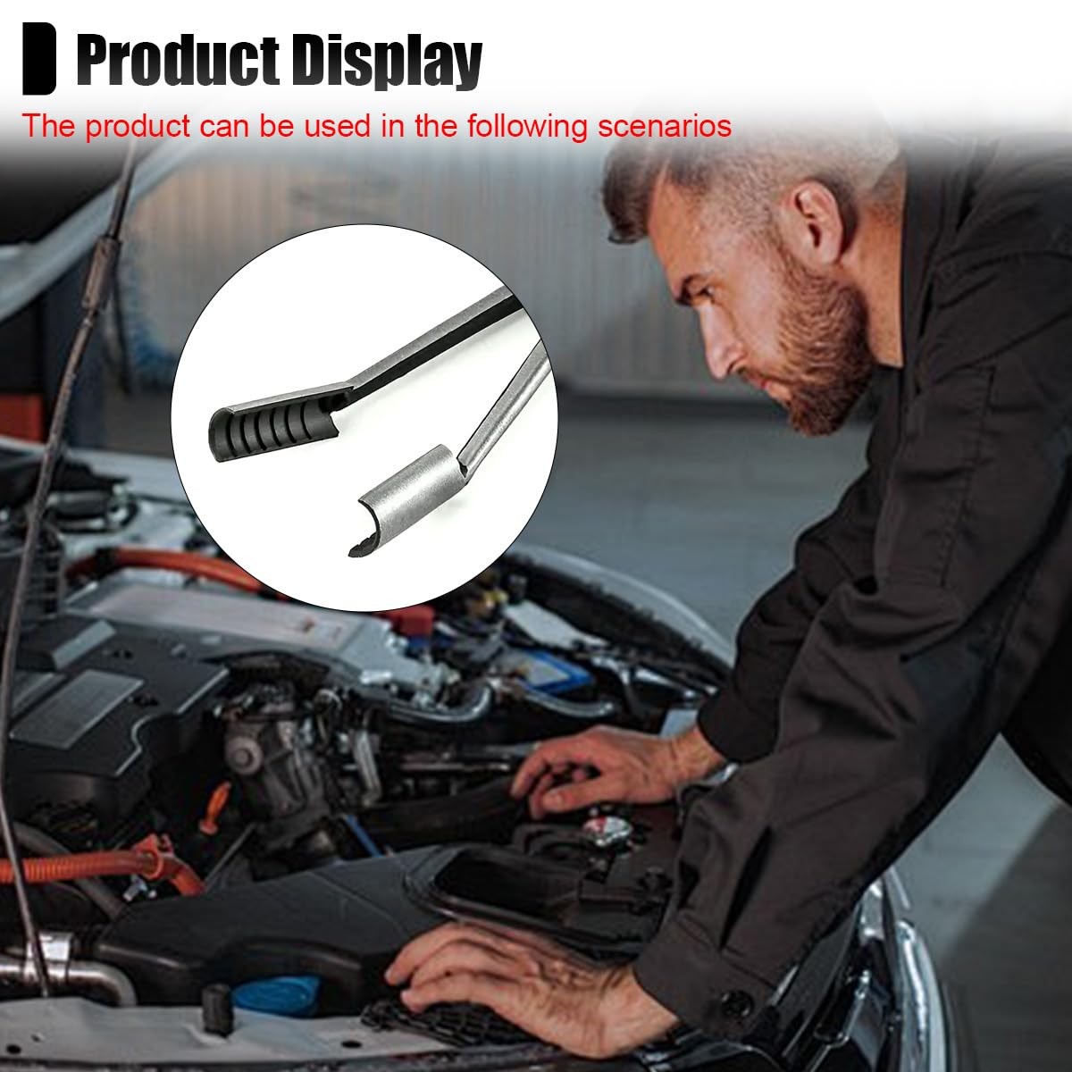 GAOLAOSY Car Spark Plug Wire Removal Pliers Tool, 10.63 × 4.17 inch, Silver