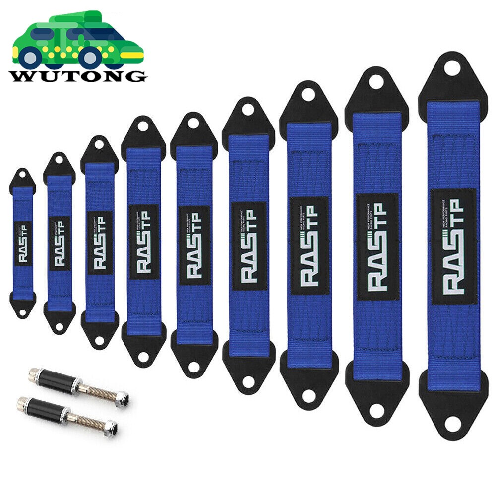 BLUE 10000lb Limit Straps Shock Suspension 10″ 12″ 14″ 16″ 18″ 20″ 22″ 24″ 26″