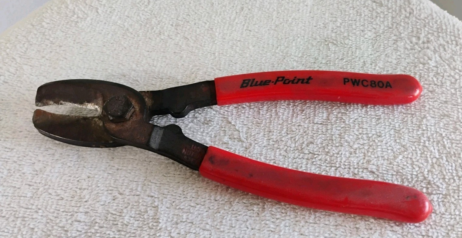 Blue Point Tools PWC80A 7-1/2″ Cable Cutter Pliers, USA Pliers Preowned