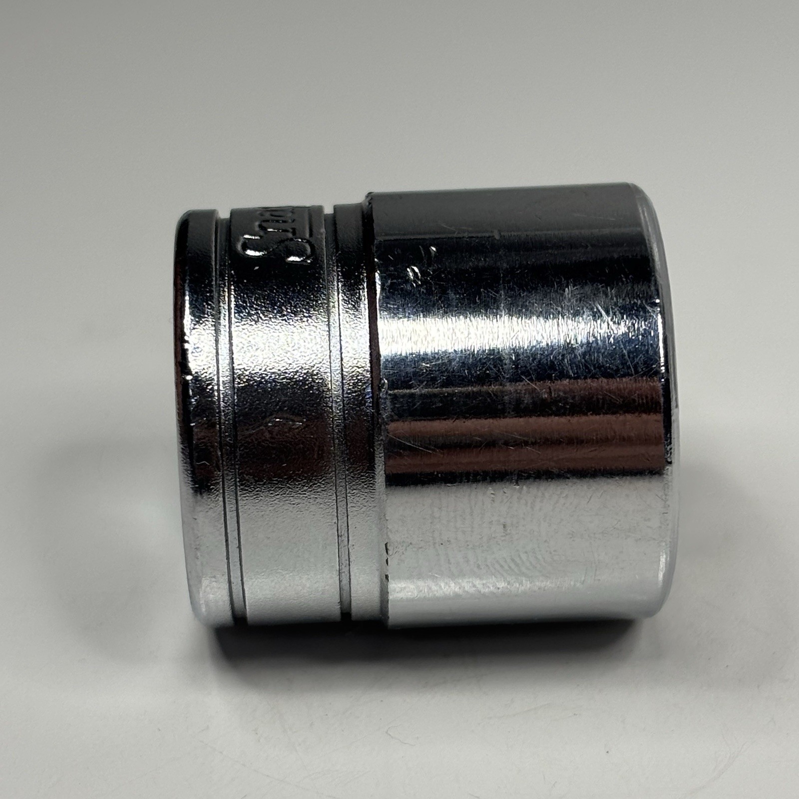 Snap On Tools F320 3/8 Dr 8Pt SAE 5/8 Chrome Double Square Socket USA VTG 1988