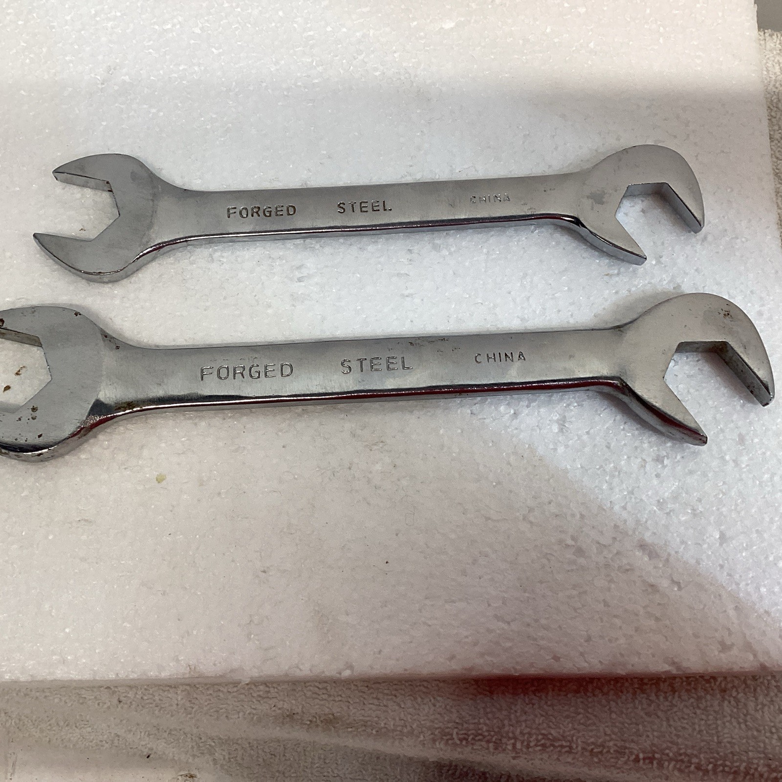 (2) 4-Way Angle Wrenches 7/8” And 1” China Forged Steel
