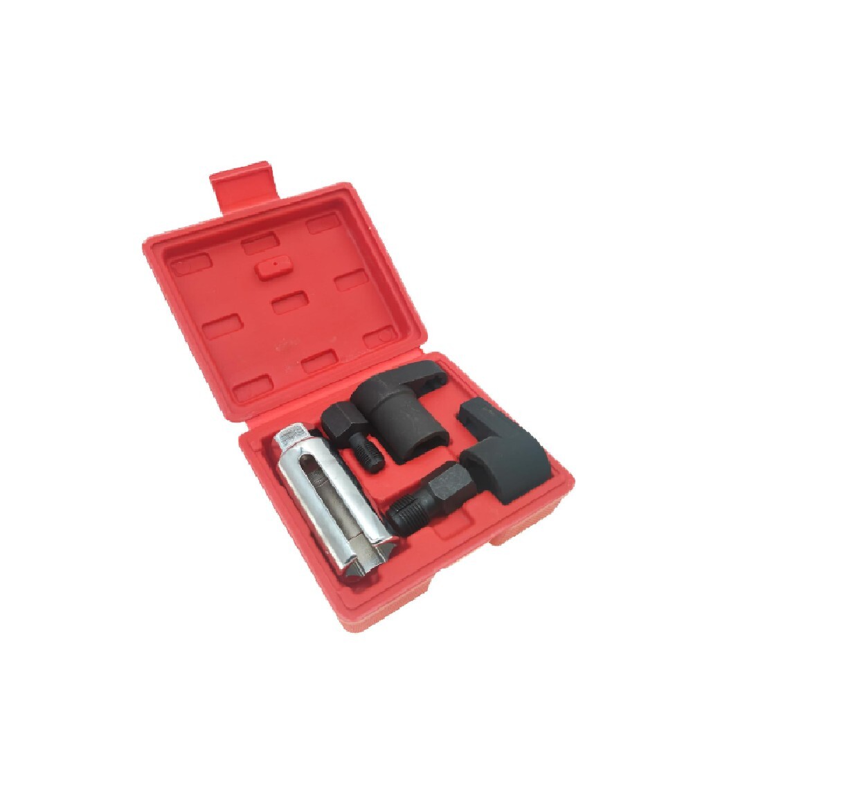 5pc Oxygen Sensor Socket O2 Thread Chaser Install Offset Wrench Vacuum M12 M18