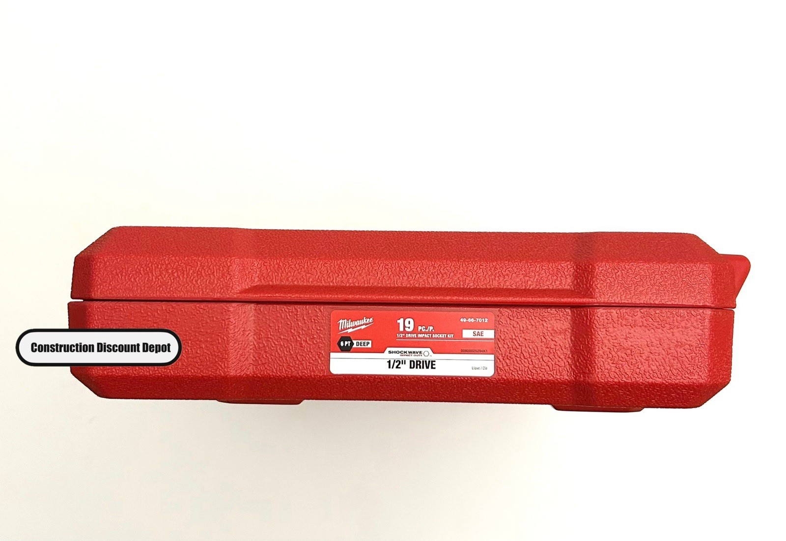 Milwaukee 49-66-7012 1/2″ Impact Socket Set SAE Metric 19pc – Empty Case