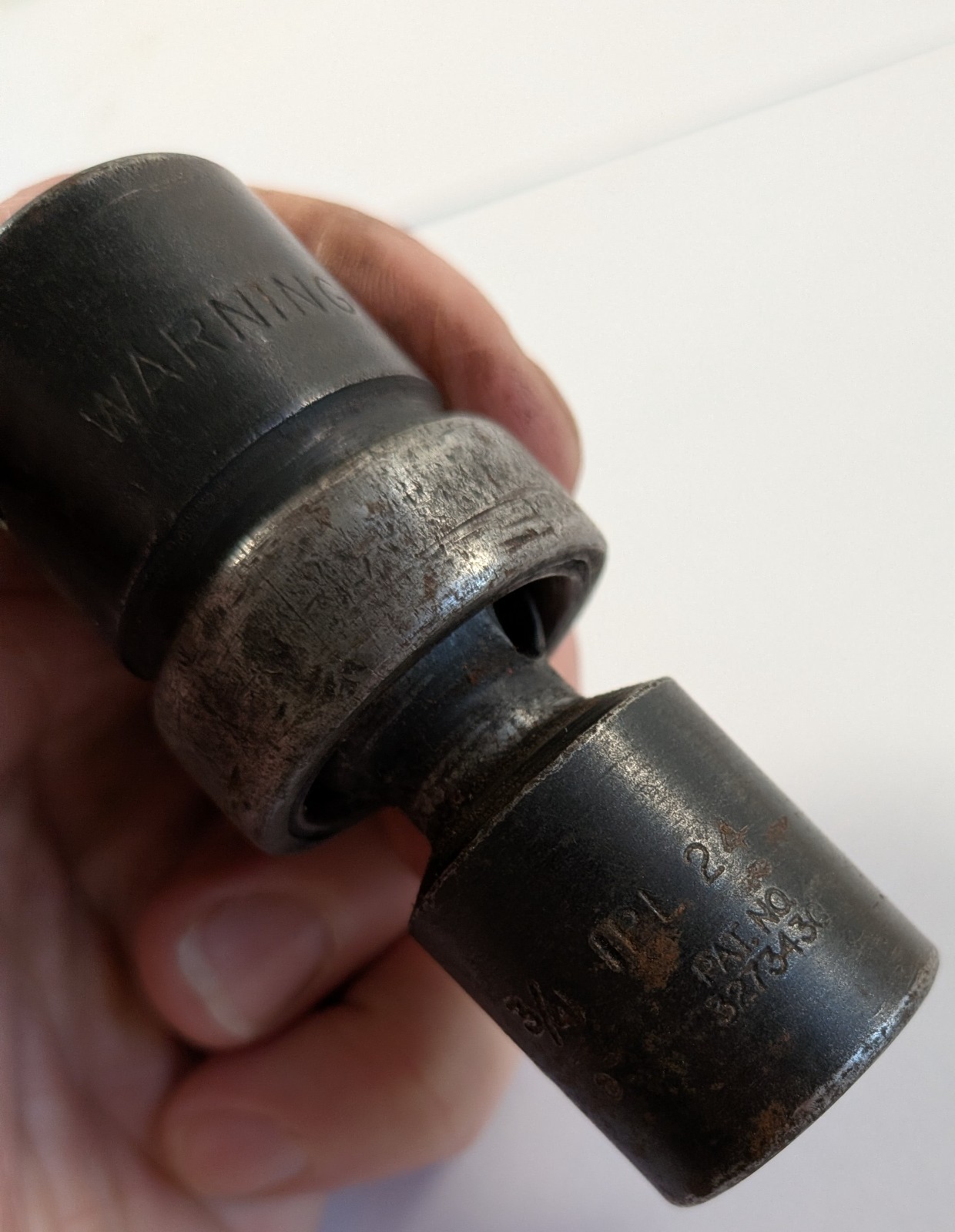 Snap-on 1/2″ drive 3/4″ SAE 6 Point Impact Swivel Socket IPL24