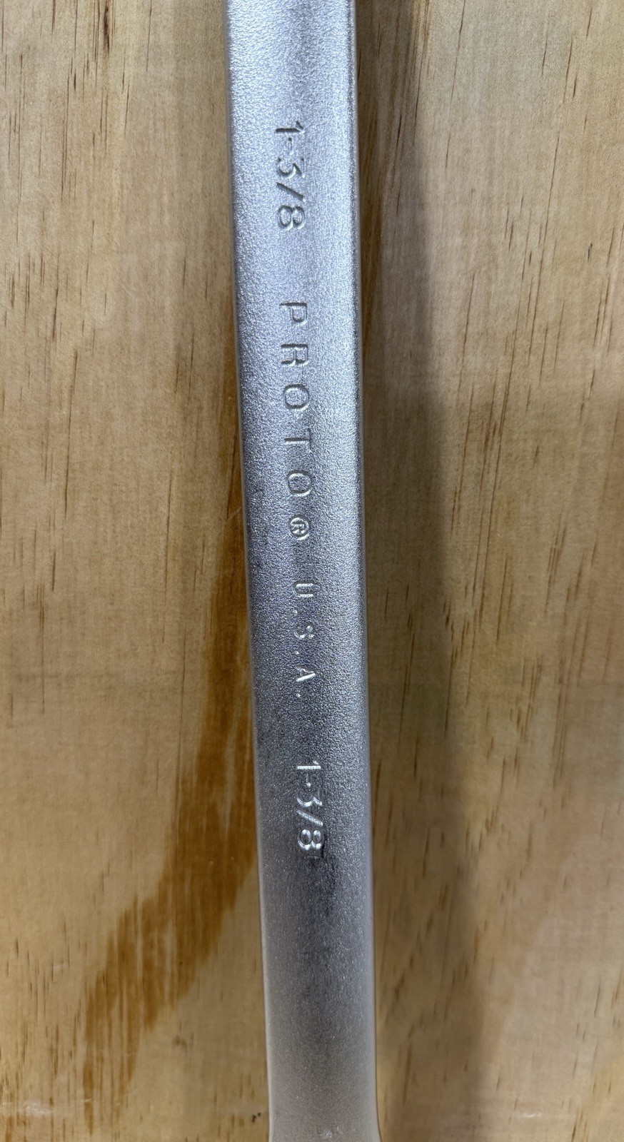 Proto 1-3/8” Combination Wrench 12pt SAE J1244 Satin Chrome USA NEW