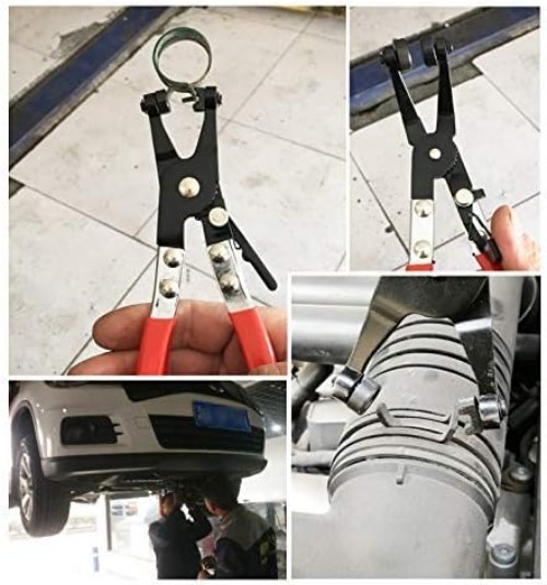 Professional Hose Clamp Pliers – Swivel Tip, Carbon Steel, Heavy-Duty Tool