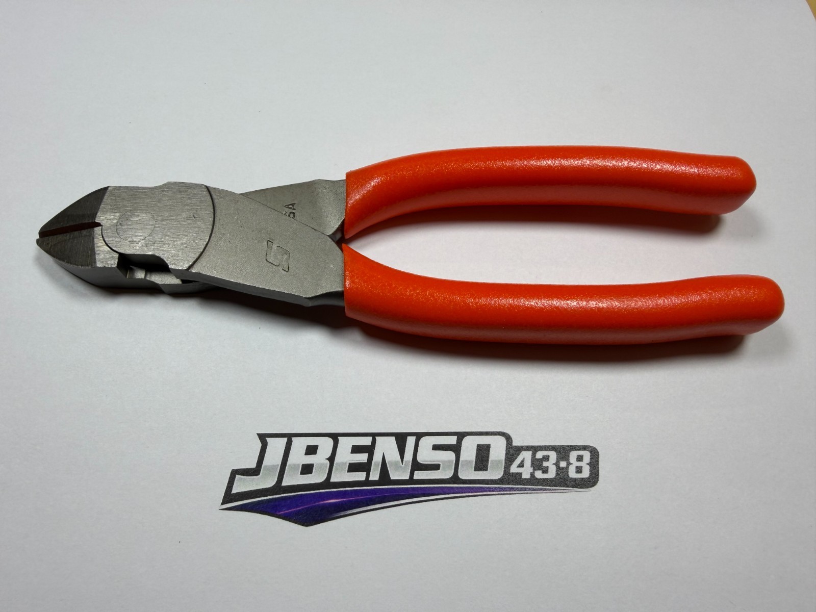 Snap-on Tools USA NEW ORANGE Soft Grip 7″ Diagonal Cutter Pliers 87ACFO