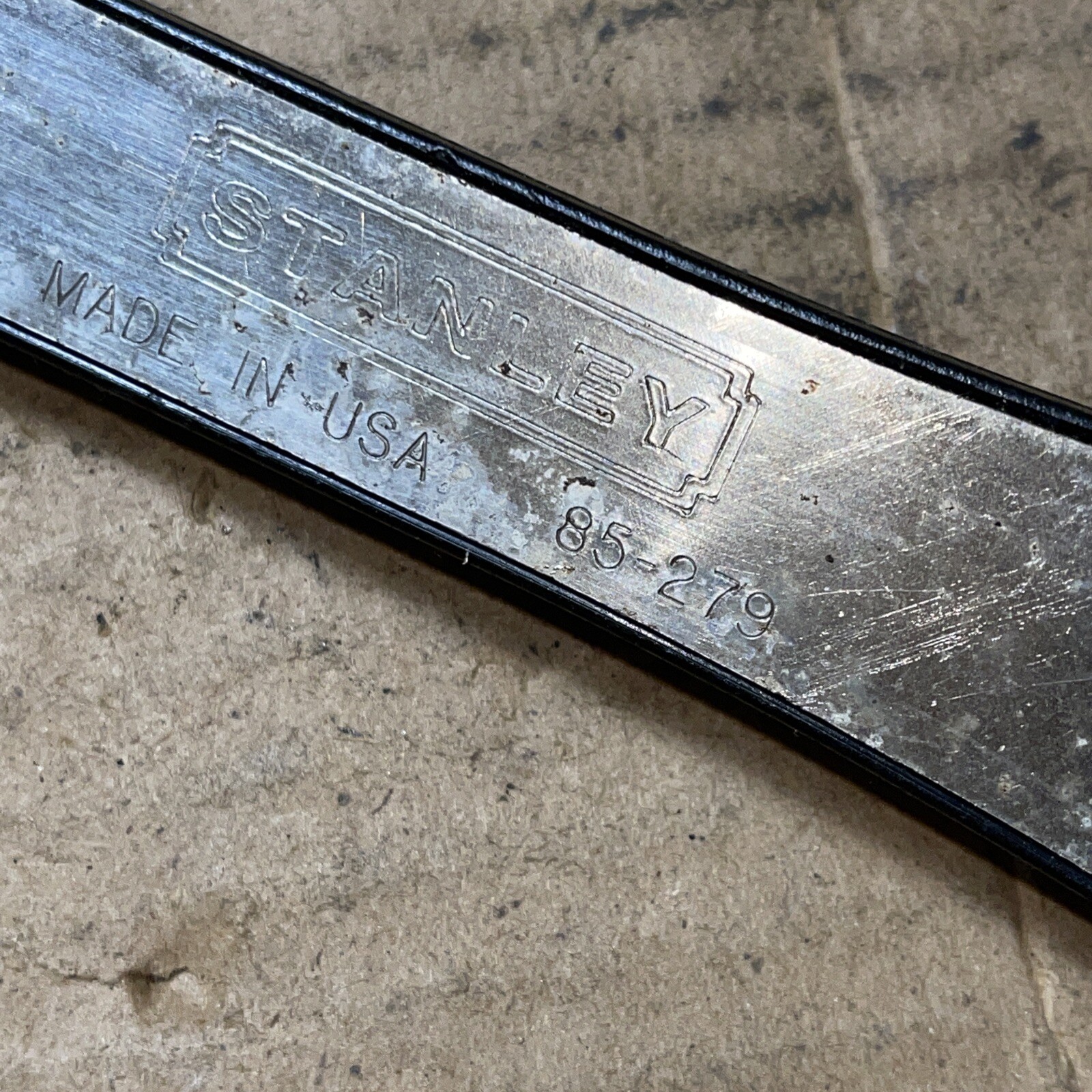 Vintage Stanley USA 85-279 5/8 in X 3/4 in SAE Ratcheting 12 point box wrench