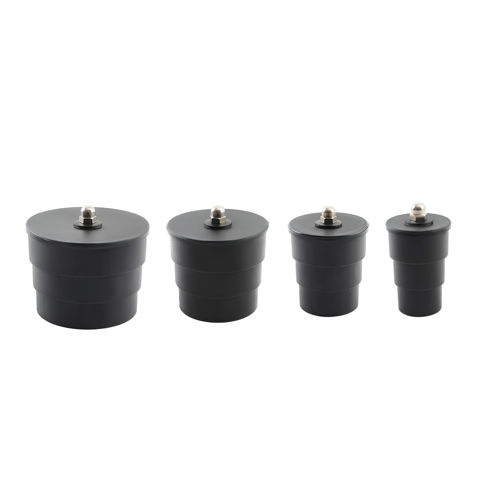Turbo System Leakage Tester Set 4 pairs of 35 40 45 mm stepped adapters