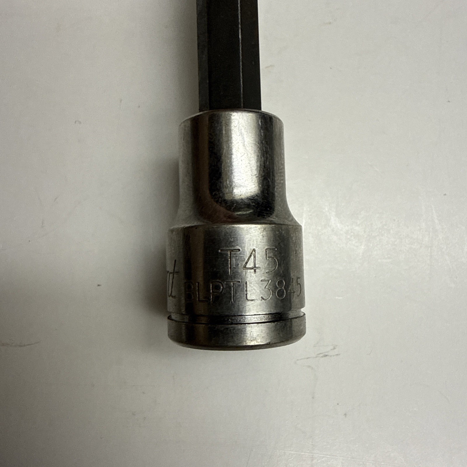 Blue Point Tools BLPTL3845 T45 TORX Long Hex Bit Socket Driver 3/8″ Drive