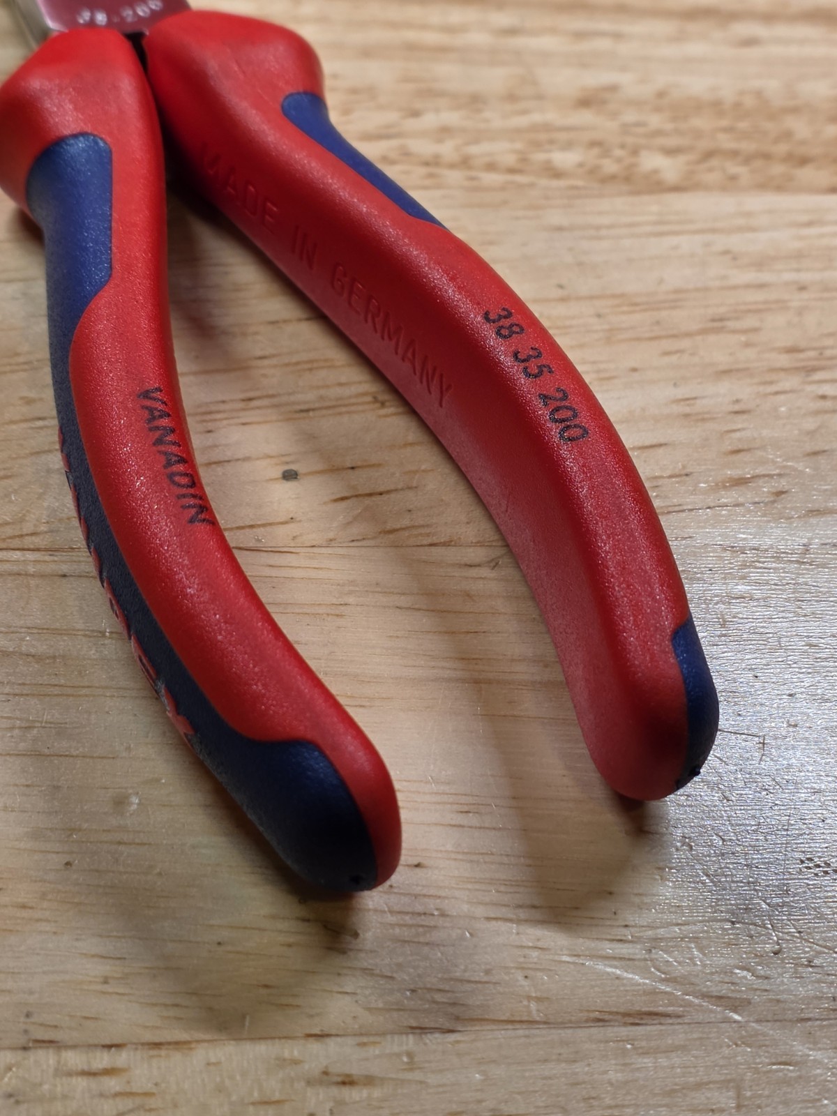 KNIPEX 38 35 200 NICE 8″ Long Nose Mechanic S-Shaped Pliers