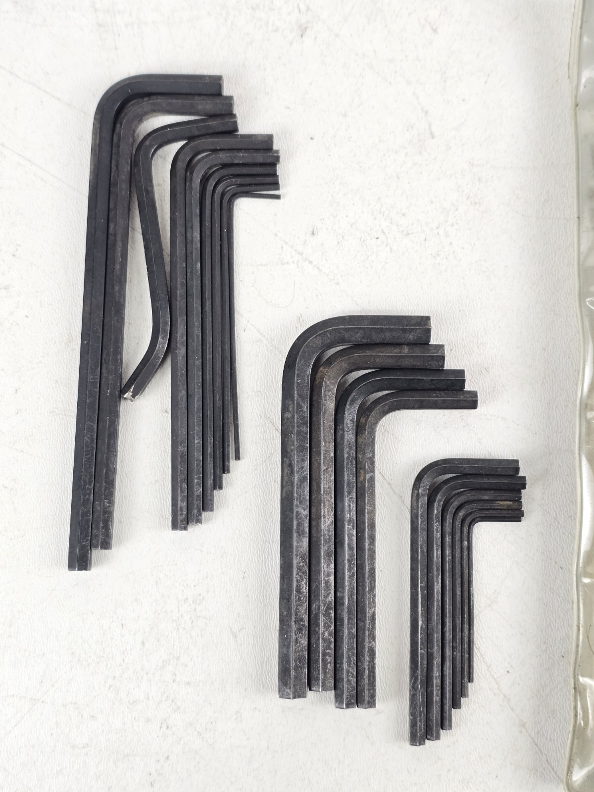 Vtg Craftsman 20 pc. Hex Key set Metric & Standard 9-46677 & 9-46696 Incomplete