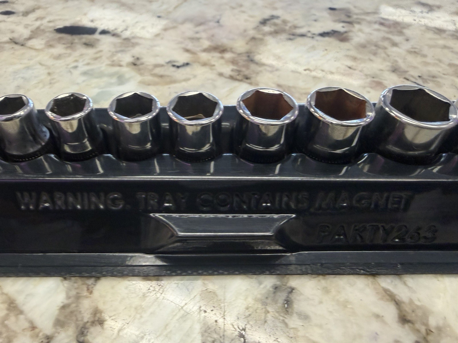 Snap-On Tools TMM 6 Point Metric ¼» Drive Shallow Socket Set of 12 Excellent!