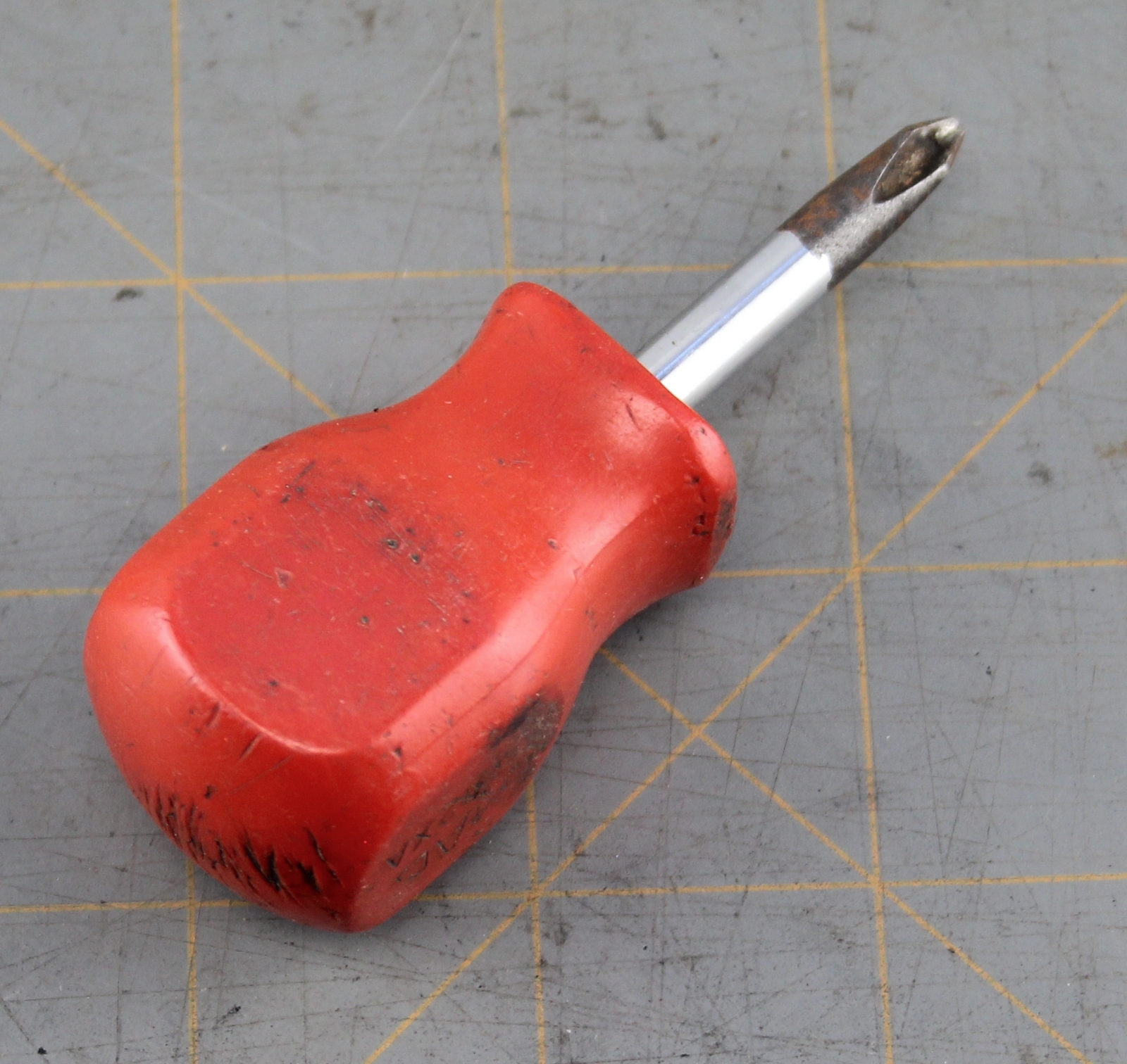Mac Tools Stubby Screwdriver Set P212XA ORIGINAL Handle VINTAGE
