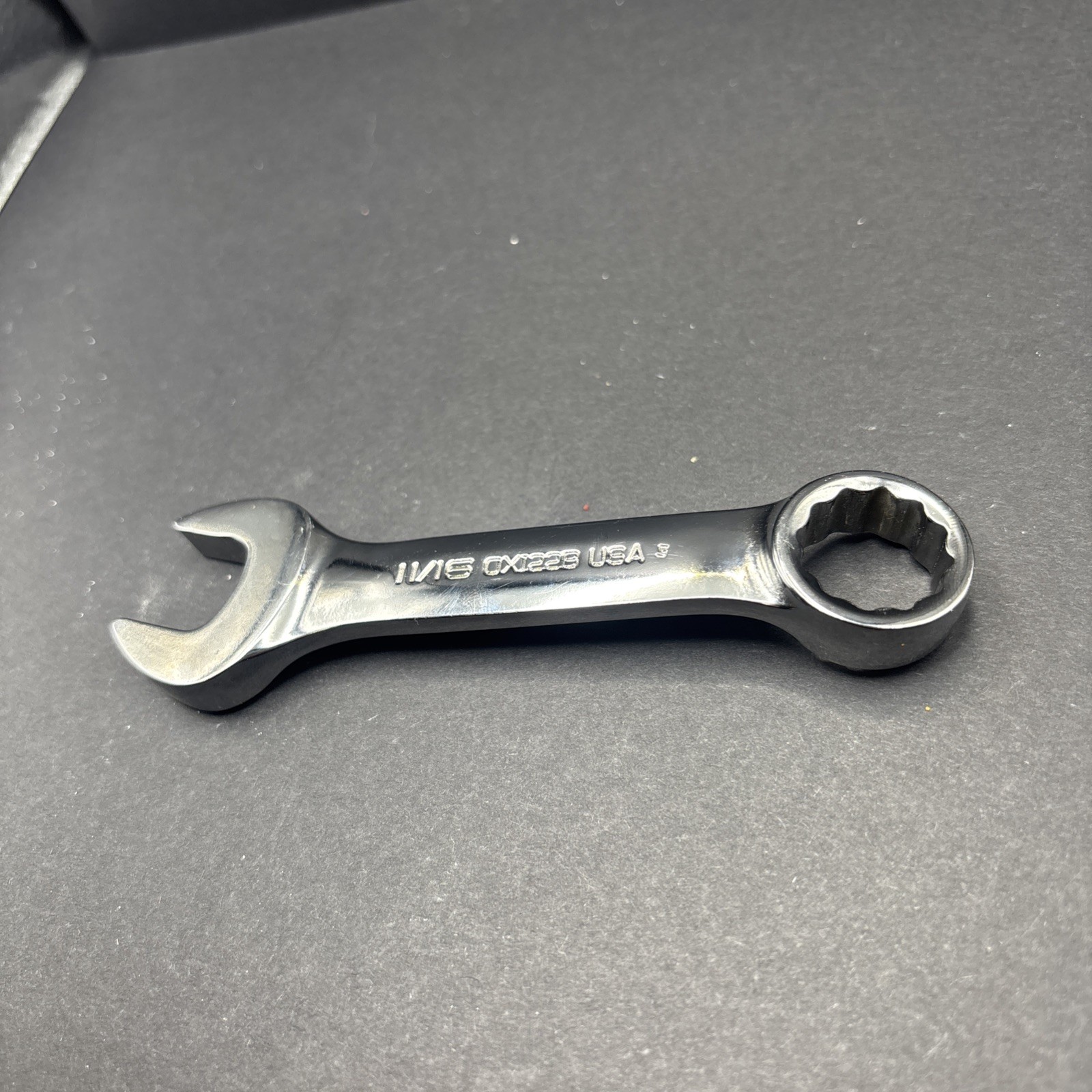 Snap-on OX122B 11/16” 12 Pt Stubby Combination Chrome Wrench 11/16in. Snap On