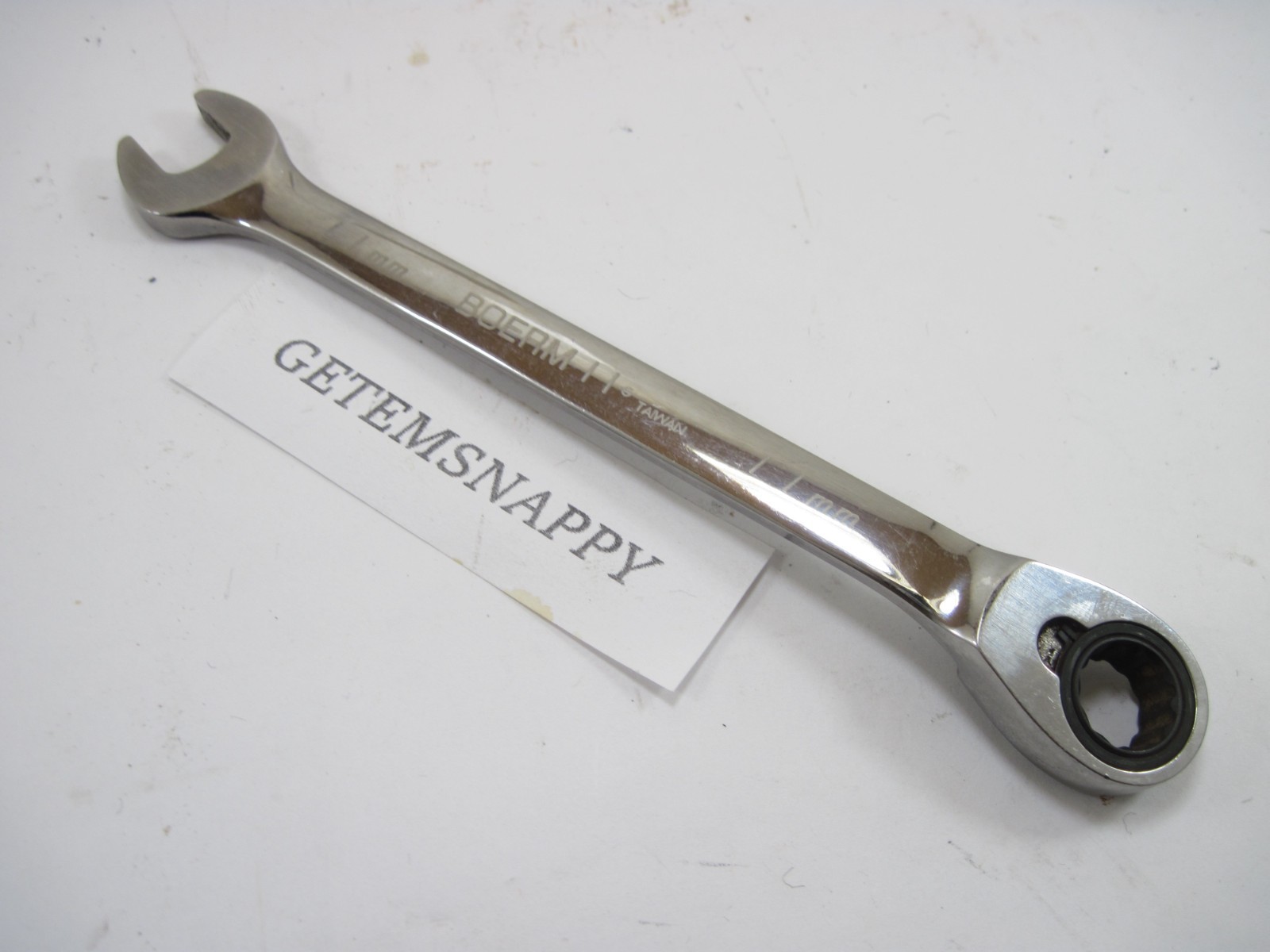 Blue Point By Snap On 11mm Ratcheting Reversible Metric Wrench BOERM11 NICE