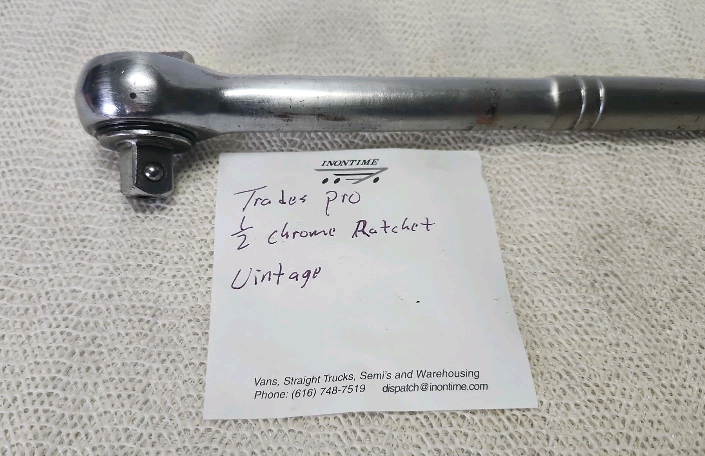 Trades Pro 1/2″ Drive Ratchet With Quick Release 9-1/2″ See Photos For Reference