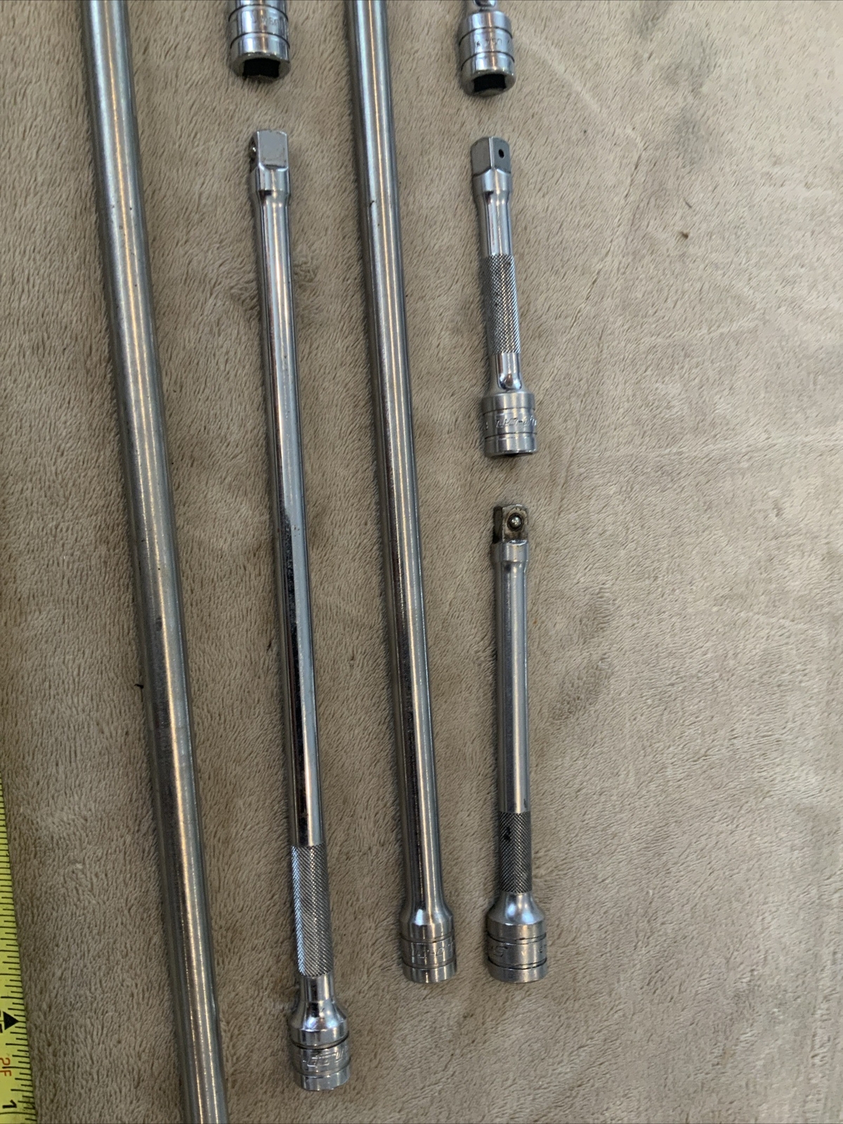 Snap On 3/8 Extension Set, See Pics….different Years I Think, All Snap On….m