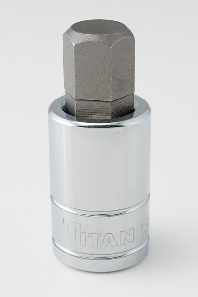 Titan 15663 1/2-Inch Drive x 9/16-Inch Hex Bit Socket – 9/16″