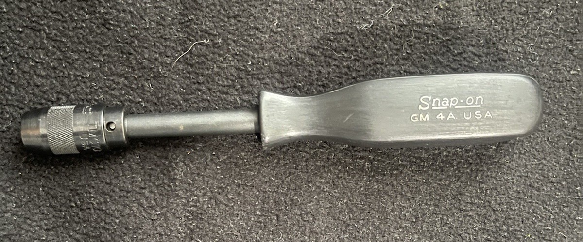 Snap-On 1/4” 6” Standard Socket Driver GM 4A , Quick Change Bit Holder TMC- 109
