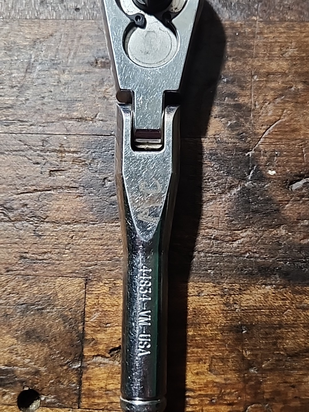 Craftsman 44834 – VM – USA 3/8 Drive Flex Head Stubby Ratchet