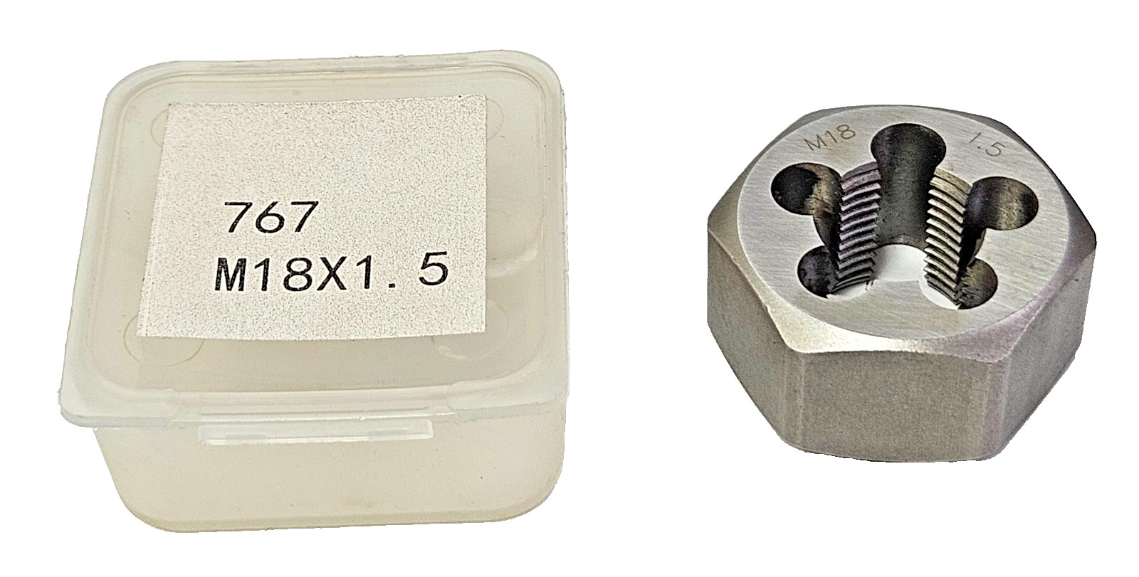 M18 X 1.5 X1.4″ Hex Rethread Die Irwin 6959 18MM Carbon Steel USA 1.50