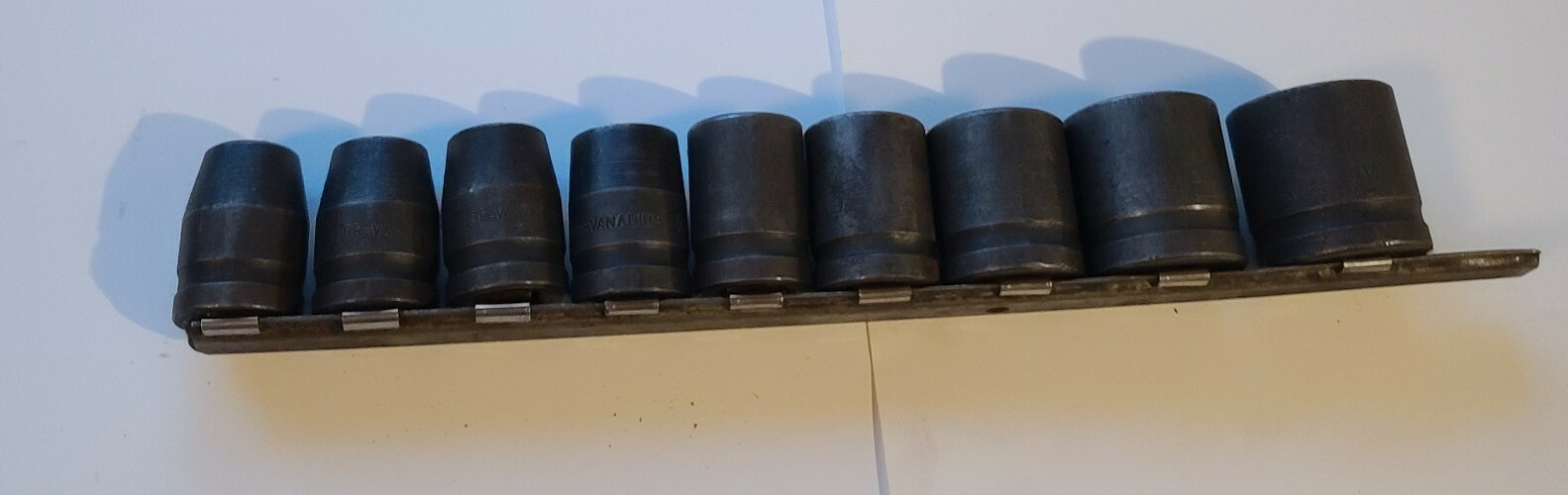 9 Piece Impact Socket Set, Unbranded, 1/2 in Drive, Standard, 6 Pt, 7/16″-1″