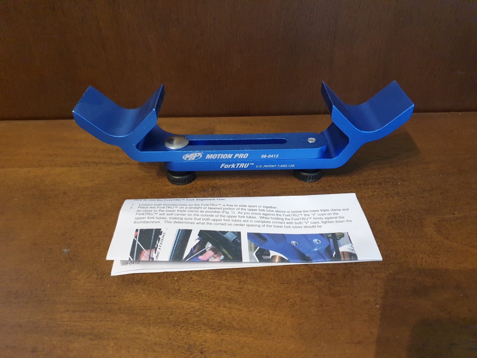 Motion Pro Fork Tru Motorcycle Front End Alignment Tool (08-0412)