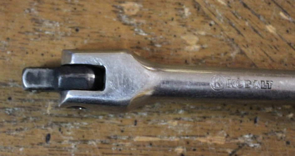 Kobalt Tools 1/4″ Drive 6” long Breaker Bar Polished Chrome 337316