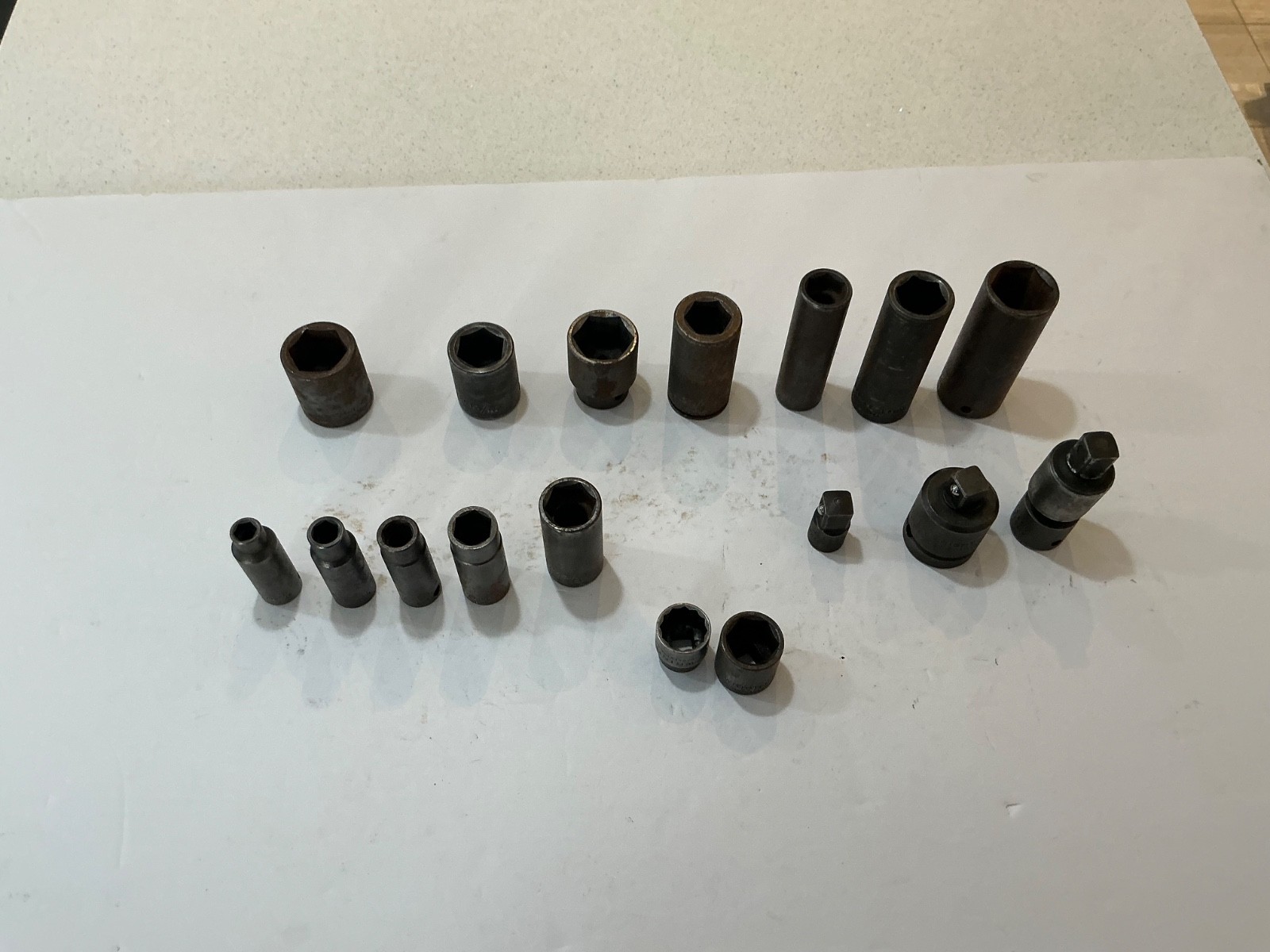 Asst Wright impact sockets 3/8″,1/2″ shallow&deep 17 pc all for $40 OBO USA