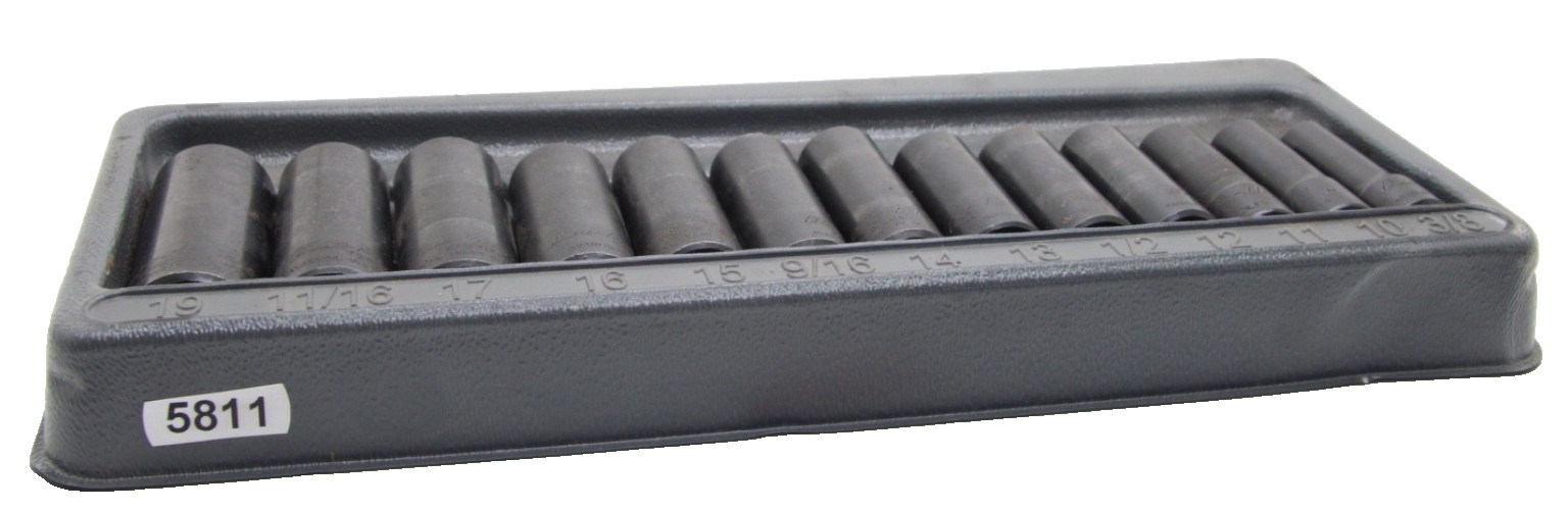 Blue-Point 213TSFSYA 10-17mm 3/8″ Drive DEEP Metric/SAE Twist Impact Socket Set