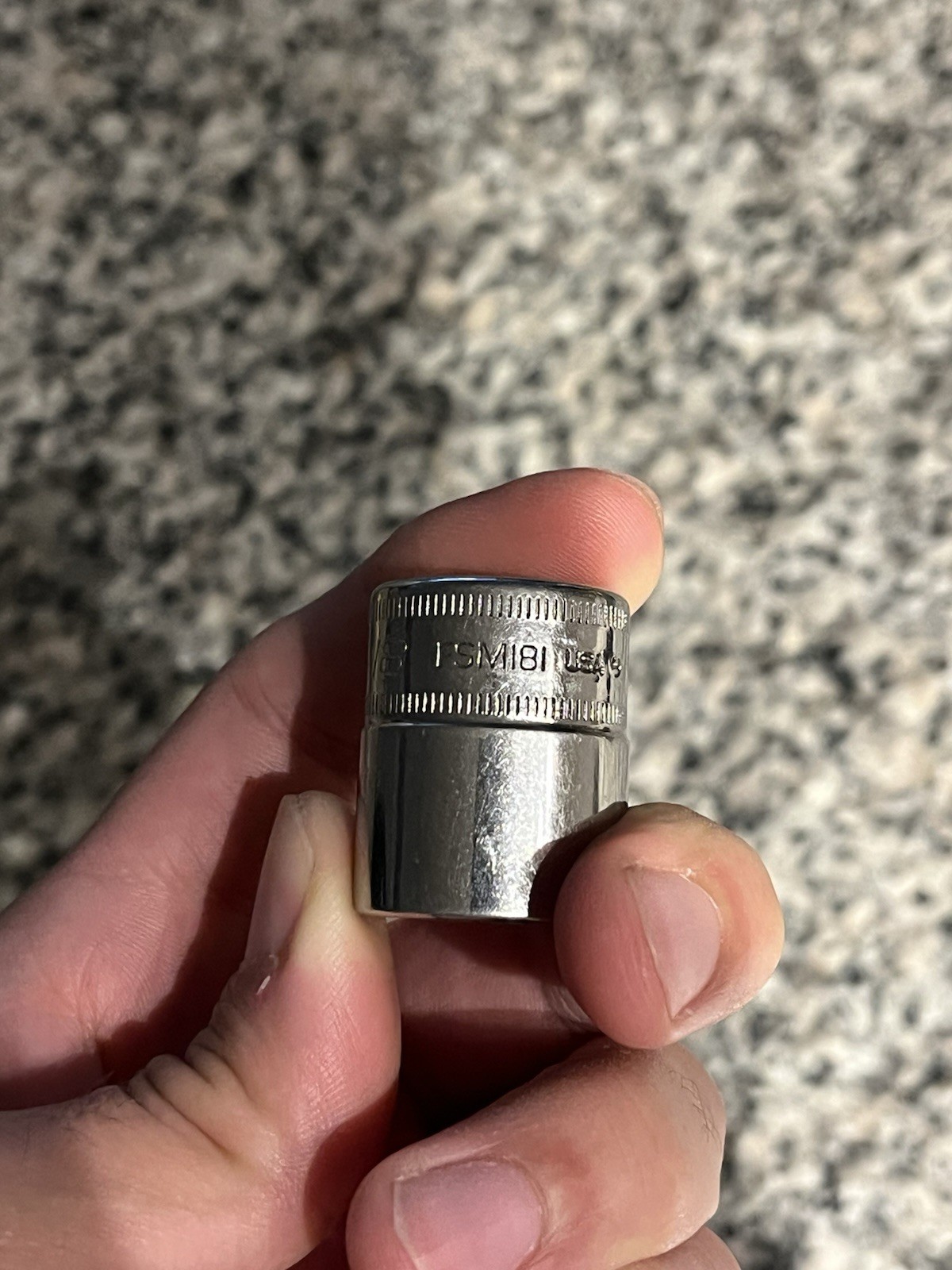 SNAP ON FSM181 3/8 18MM SOCKET NEW
