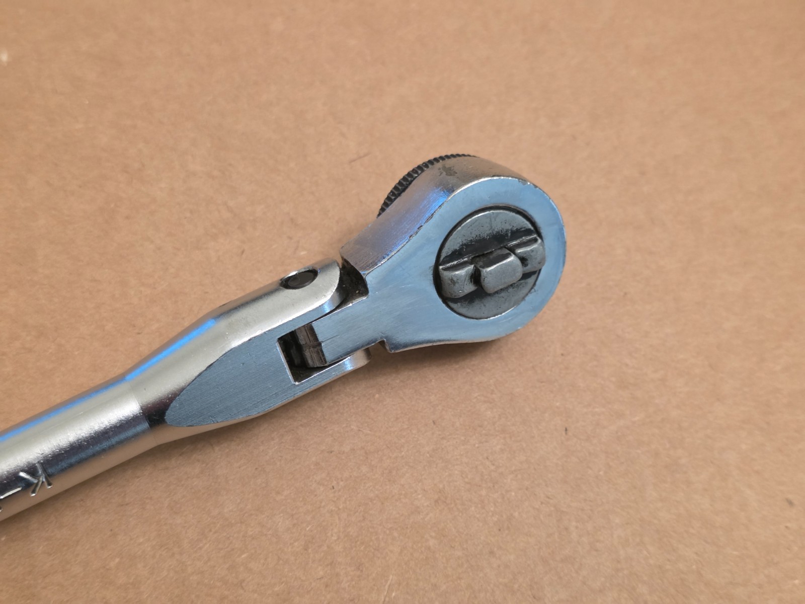 KD TOOLS USA NOS RARE K-D 3/8” Flex Head Ratchet RHFT 721413 Fine Tooth K-D