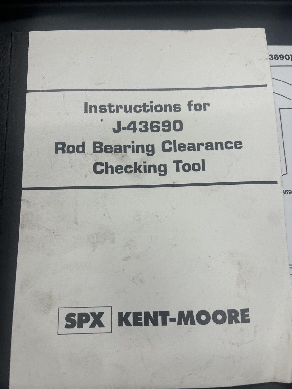KENT MOORE TOOL J-43690 ROD BEARING CLEARANCE CHECKING TOOL -Sold as is