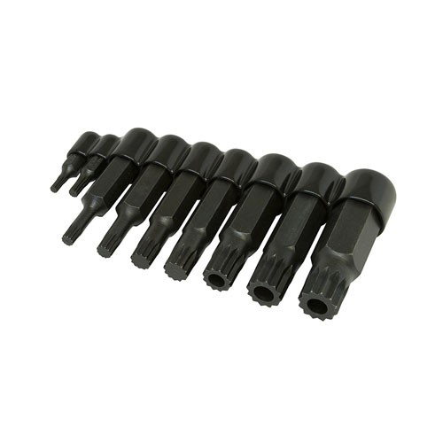 Lisle 60850 Triple Square Bit Set, 9 Pieces