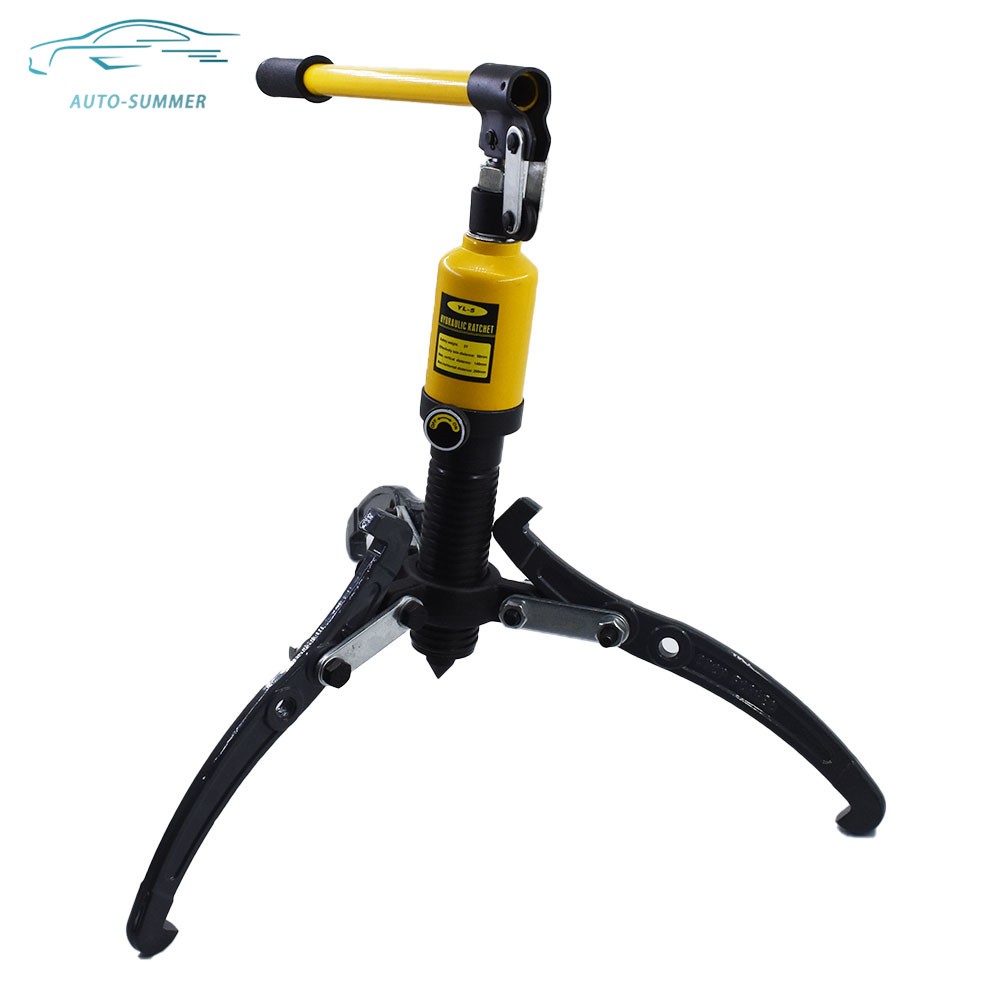 5T Hydraulic Bearing Gear Puller Wheel Hub Puller Separator Garage Tool 3-Jaws