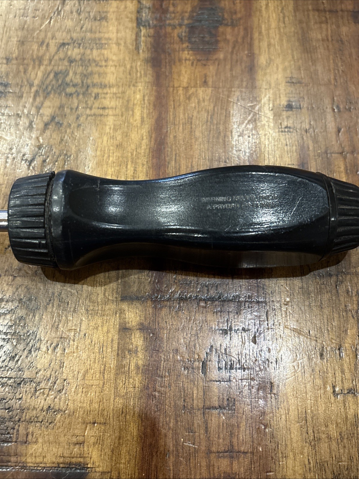 Snap-On 1/4″ Ratcheting Socket Screwdriver Tool Black Handle Driver TMR4 USA EUC