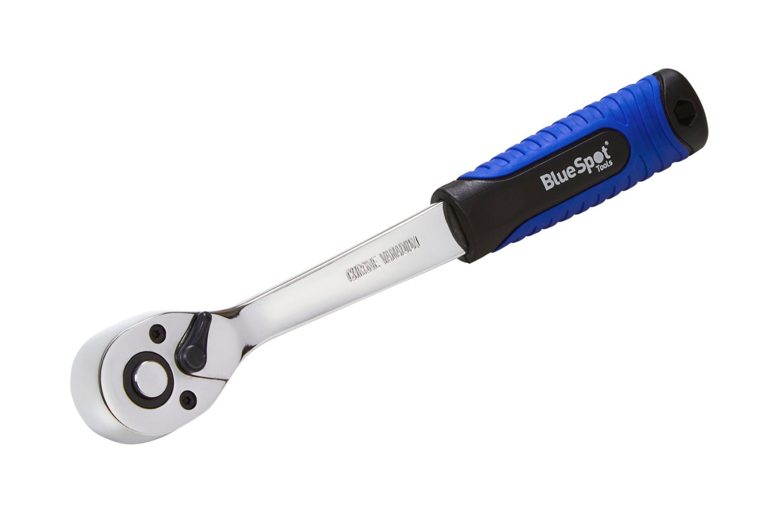 Blue Spot Tools 3/8»D Ratchet 72 Teeth Soft Grip Handle Quick Release