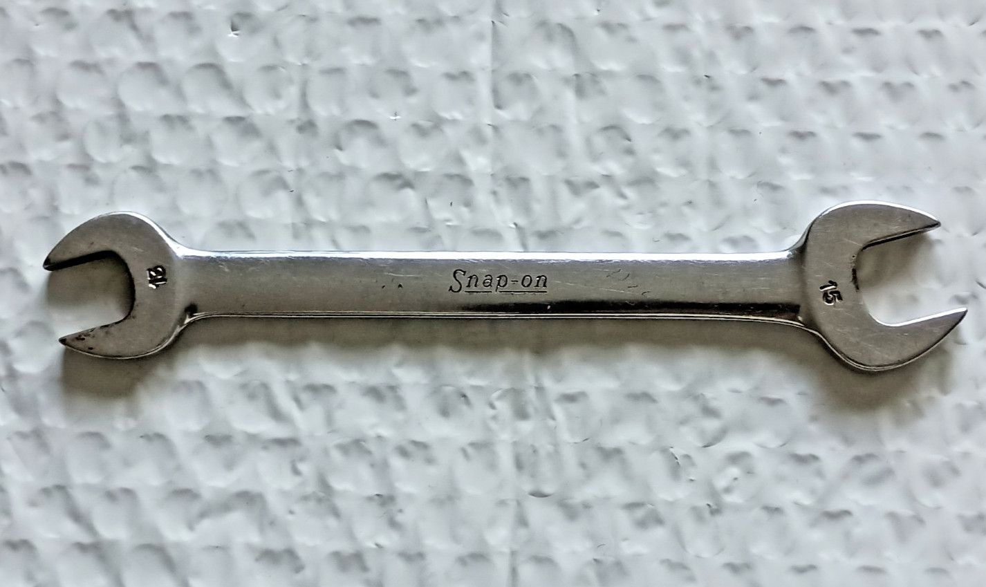 SNAP ON VOM1315, 13MM. x 15MM. DOUBLE OPEN-END WRENCH, 6.5″ LONG.