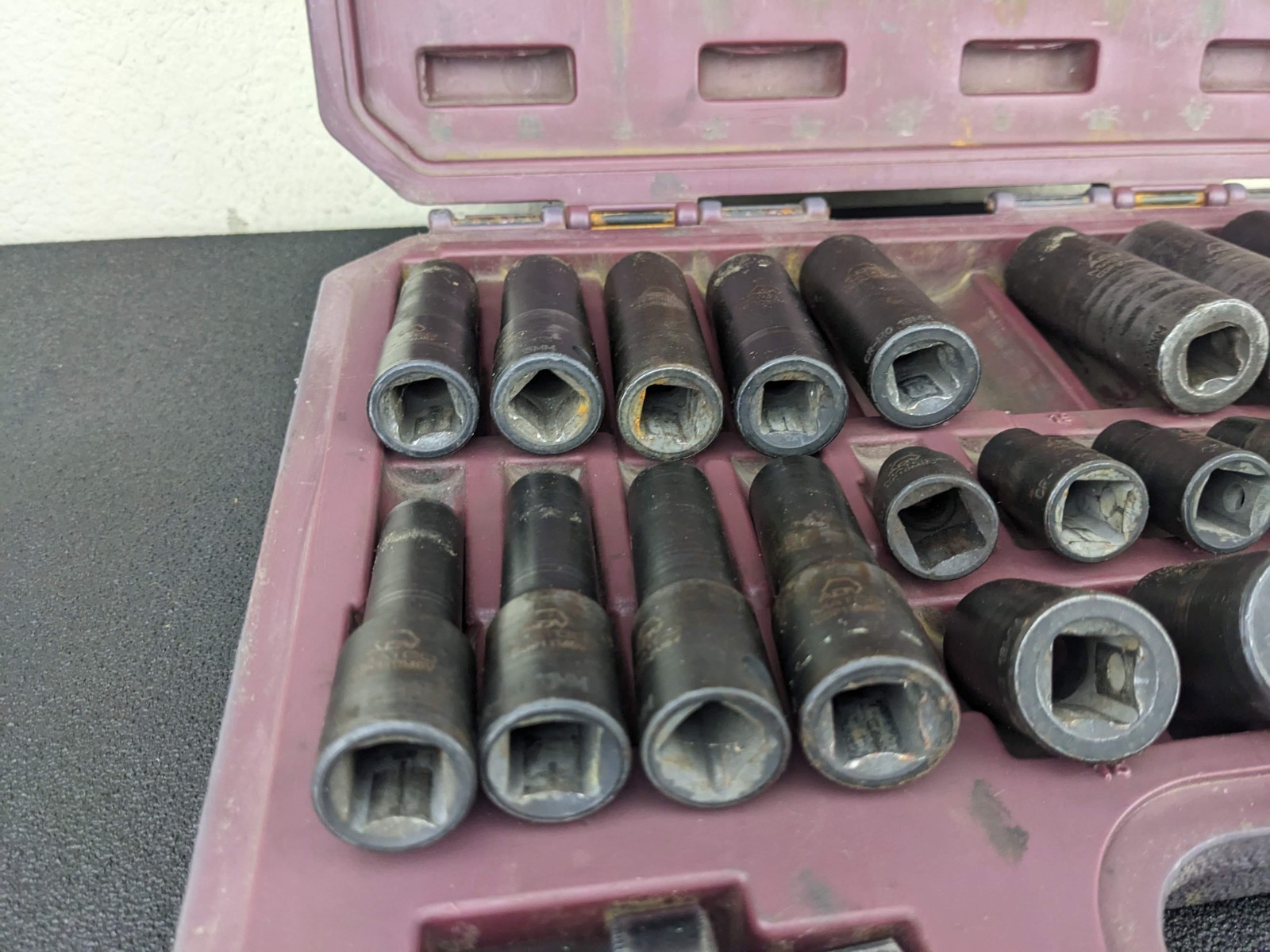 #bo053 MATCO SCPM306V 1/2″ METRIC 6-PT ADV SHALLOW & DEEP IMPACT SOCKET SET