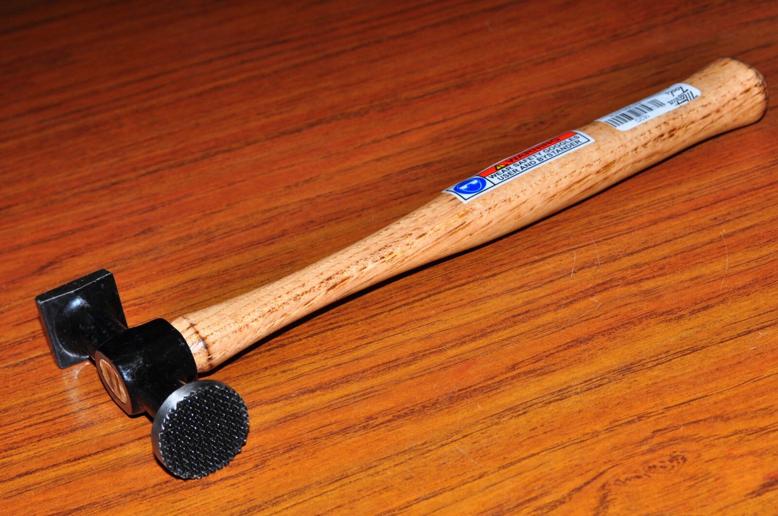 AUTO BODY SHRINKING HAMMER WITH SQUARE HEAD,WOOD HANDLE MARTIN 162G MADE IN USA