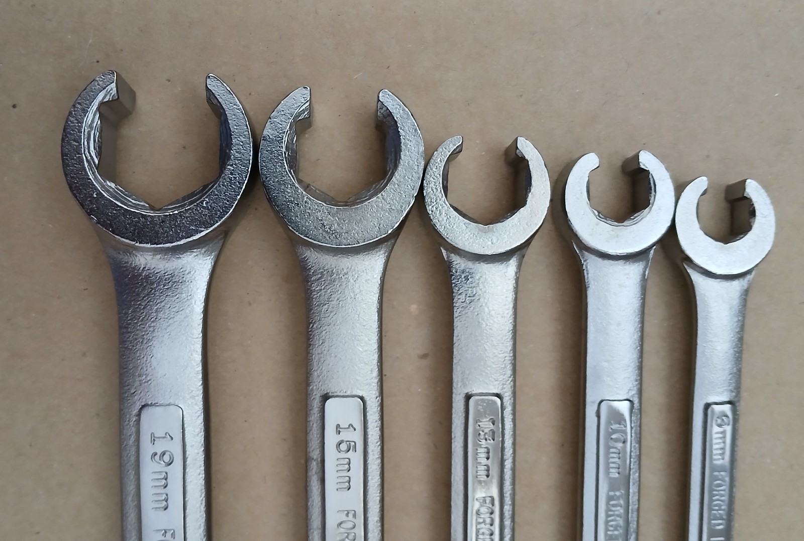 NEW CRAFTSMAN VINTAGE SEARS 5pc METRIC Flare Nut Wrench Set VA VV 9mm – 21mm USA