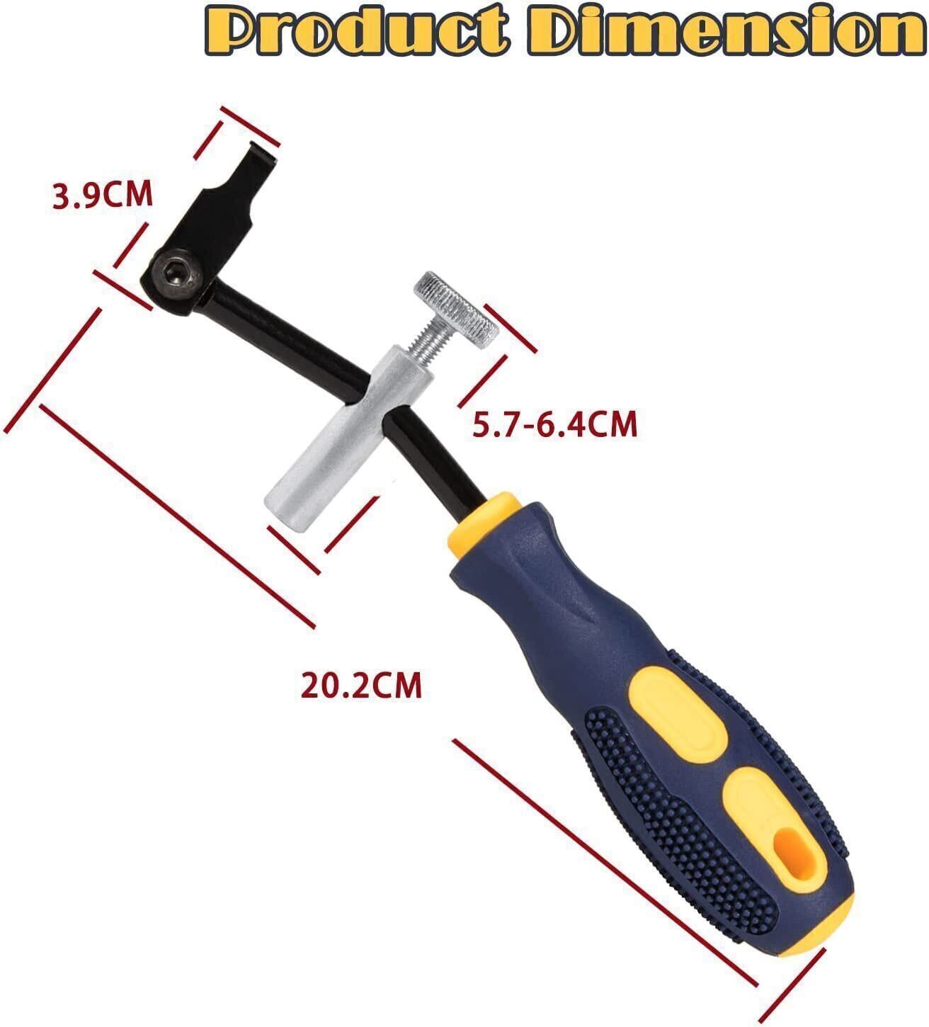 Shaft Type Seal Puller W/ Spare Hook Crankshaft Camshaft Remover Auto Tool 58430