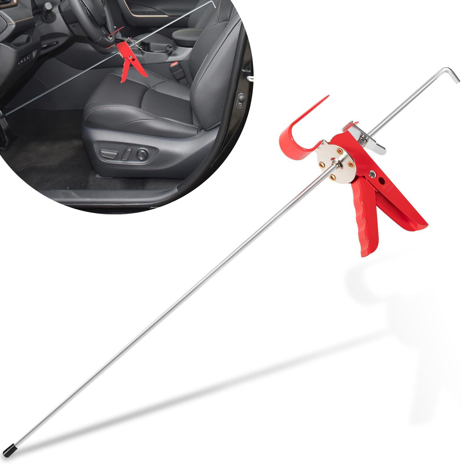 THE393 Universal Adjustable Throttle Pedal Depressor Tool Brake Pedal Depressor
