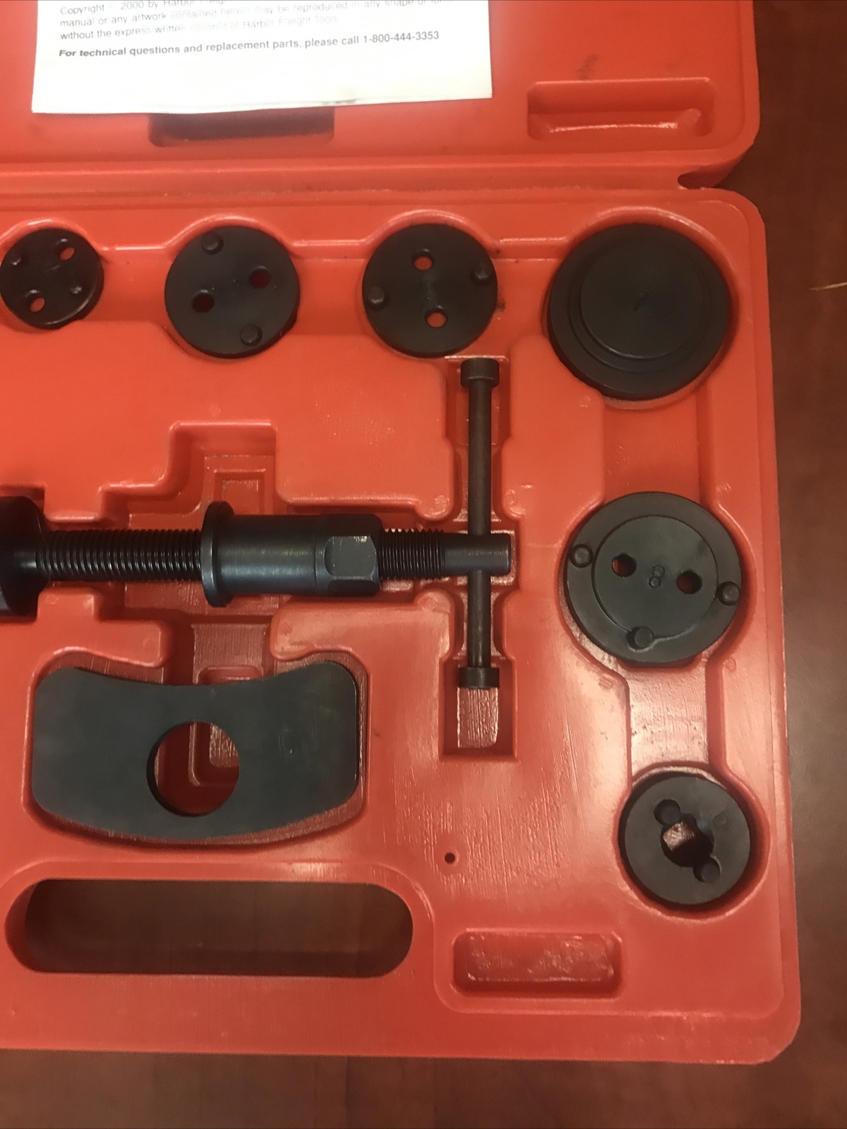 New 11 Pcs Disc Brake Pad And Caliper Service Tool Kit Model 40732 In Hard Case