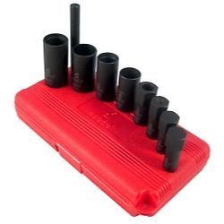 Hub Cap / Wheel Lock Remover Removal Socket Kit For GM Ford & Chrysler